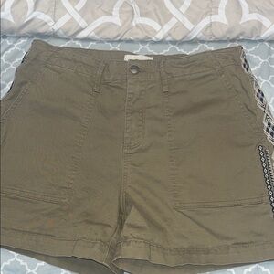 Driftwood embroidered southwest style shorts size 30 green navy ivory